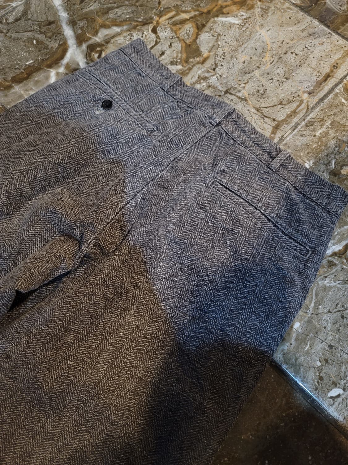 웨어하우스 헤링본 헤비코튼 팬츠  상품이미지3