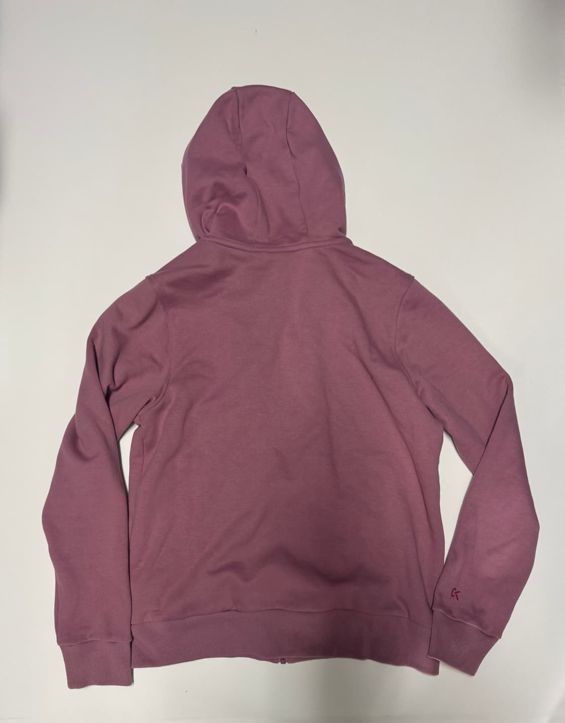 여성 캘빈클라인 CK 로고 기모 로즈 후드집업 L 상품이미지2