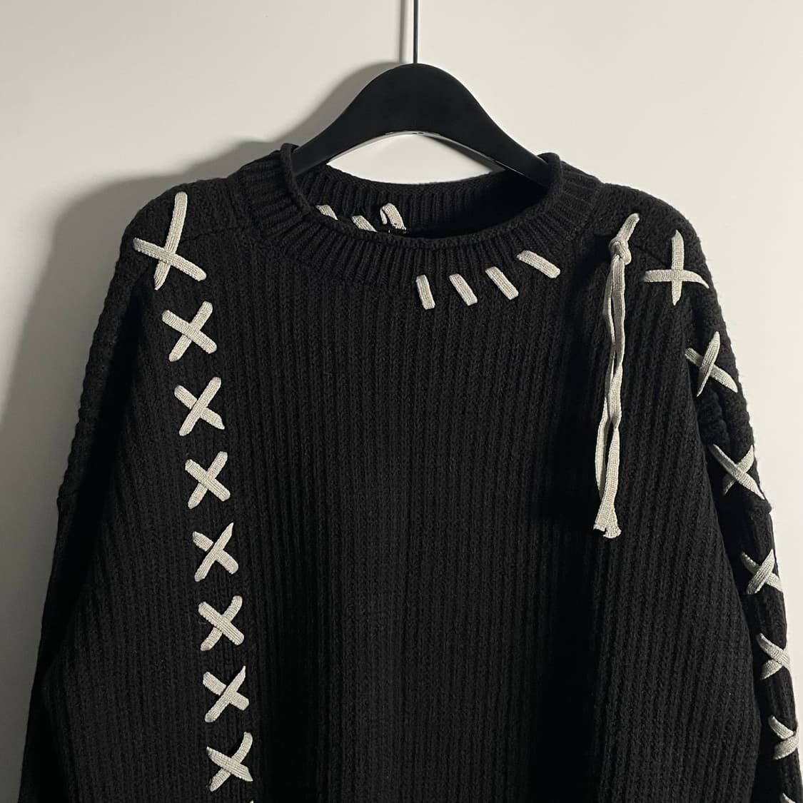 (새상품) HARE 하레 스티치 라운드 니트  (on.98) 상품이미지6