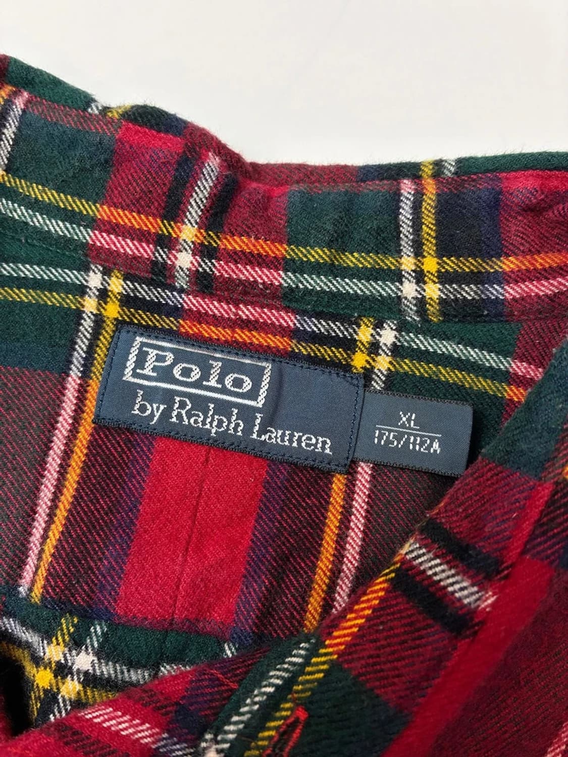 폴로 랄프로렌 00s 엘보 패치 타탄체크 남방 PN5414 상품이미지7
