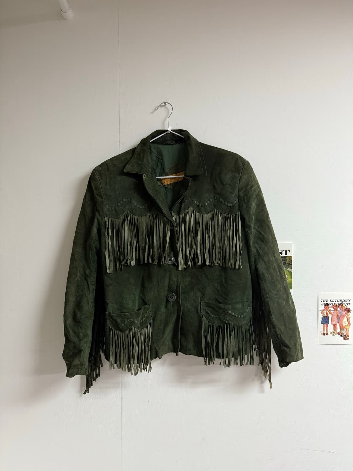 Vintage Usa fringe jacket 프린지자켓 상품이미지8
