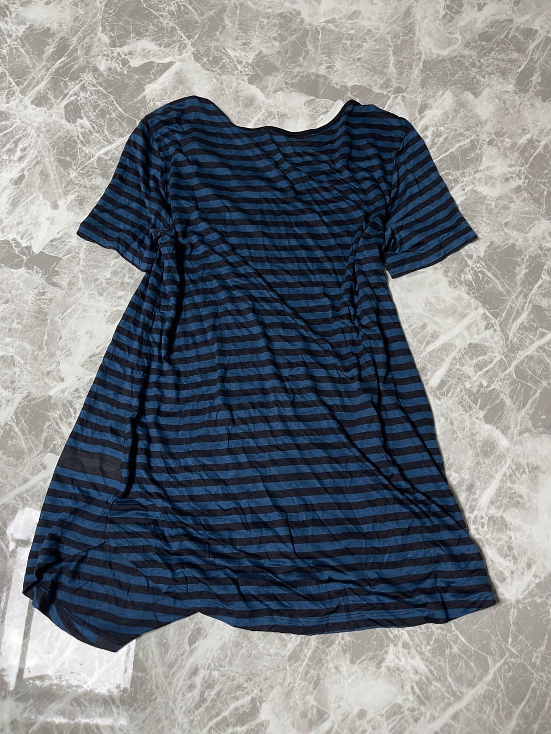 (Comme ca du mode)stripe blue sleeve t 상품이미지6