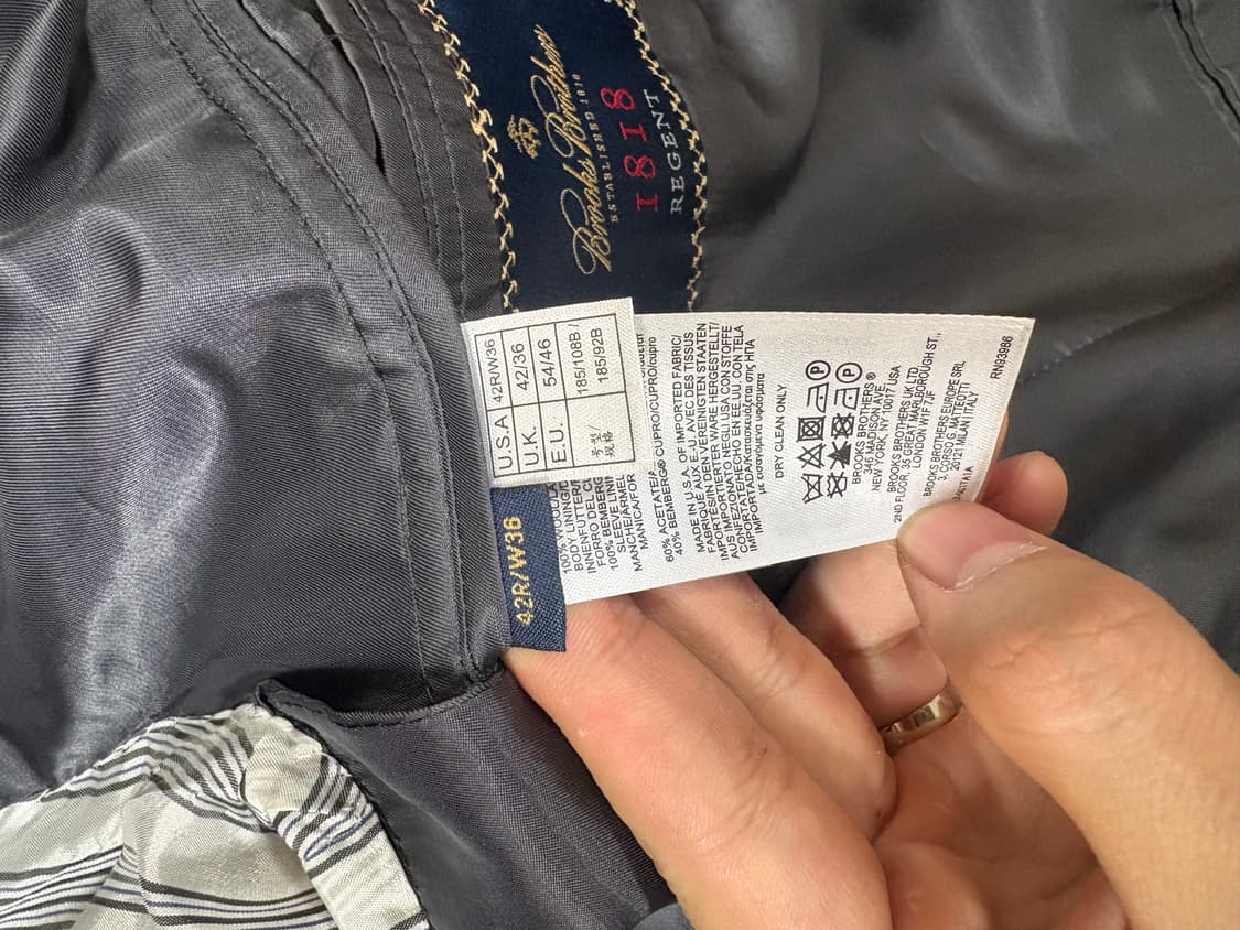 브룩스브라더스 1818 메이드 usa 정장 수트 최종가격 상품이미지6