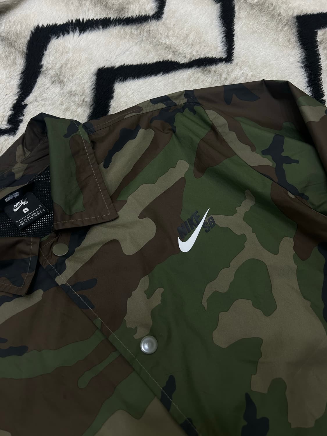 [L]나이키SB 카모플라쥬 코치자켓 상품이미지1