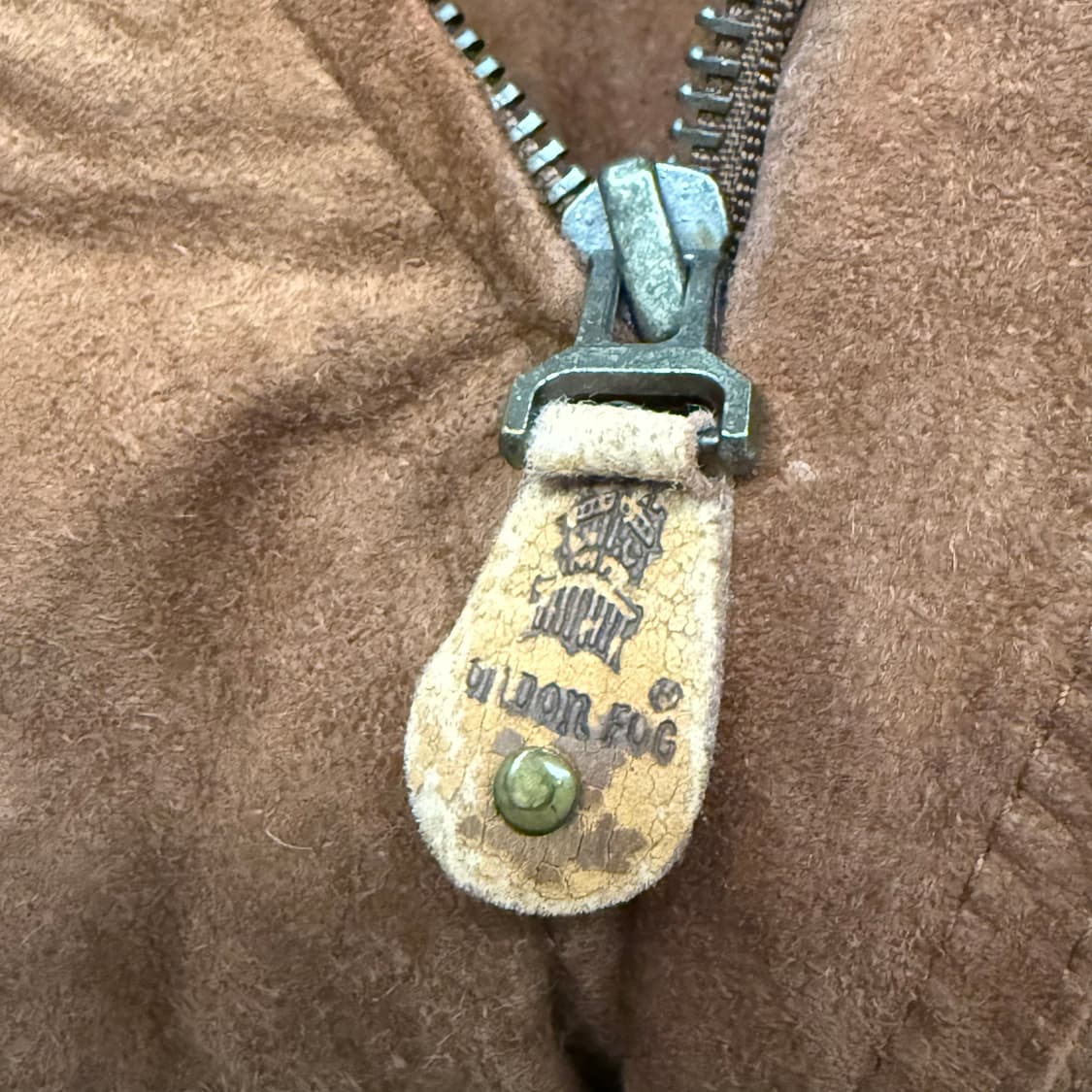 [XL] 빈티지 스웨이드 레더 블루종 자켓 상품이미지5