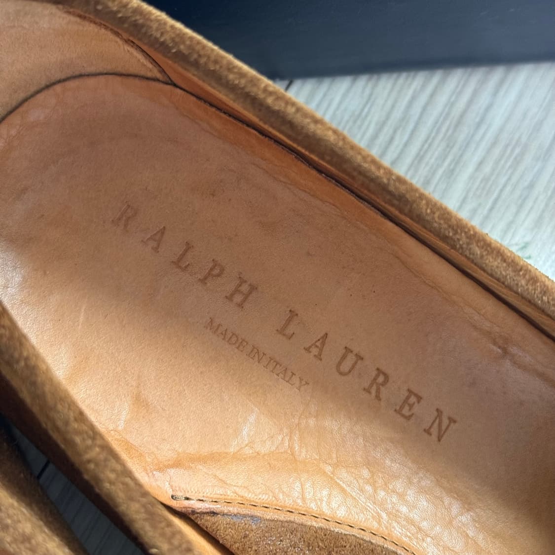 폴로 랄프로렌 퍼플라벨 스너프 스웨이드 로퍼 10.5D 상품이미지7