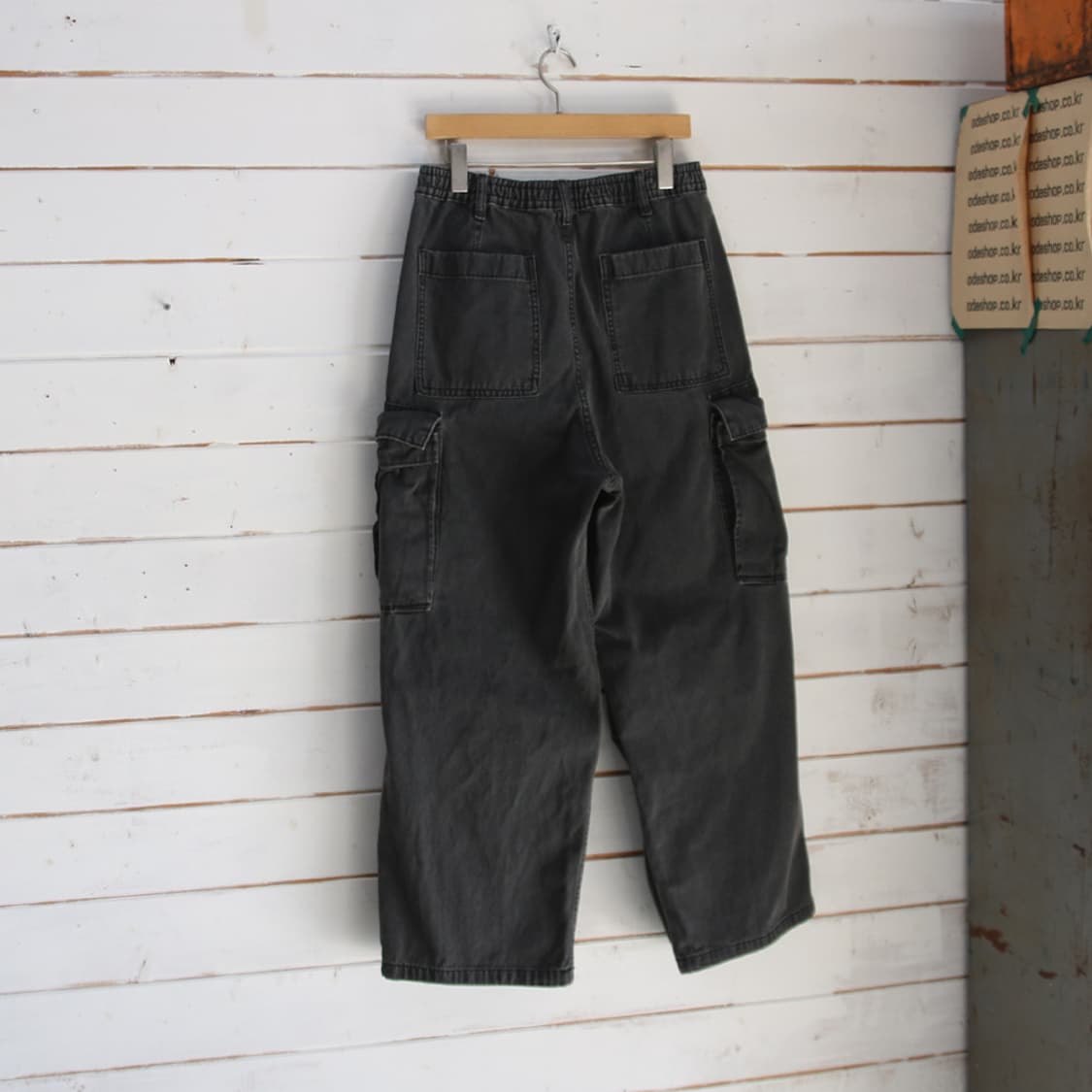 GU 와이드 데님 카고 팬츠 (남성용) 상품이미지2