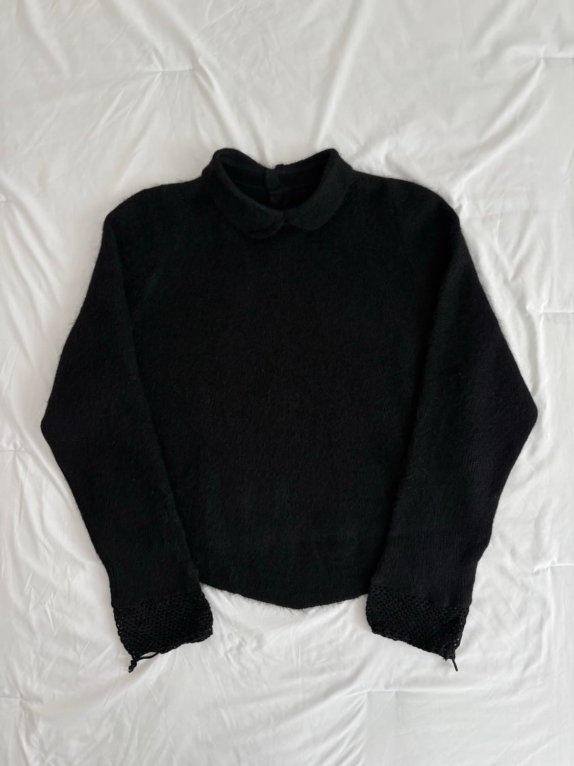 black collar sweater 블랙 카라 니트 상품이미지2