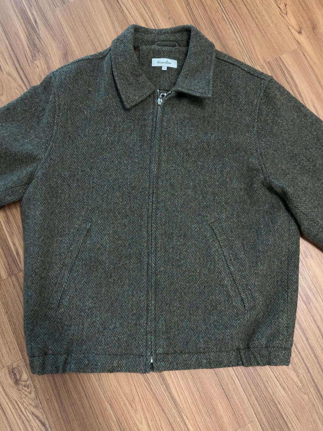 Steven Alan 헤링본 블루종 M 상품이미지2