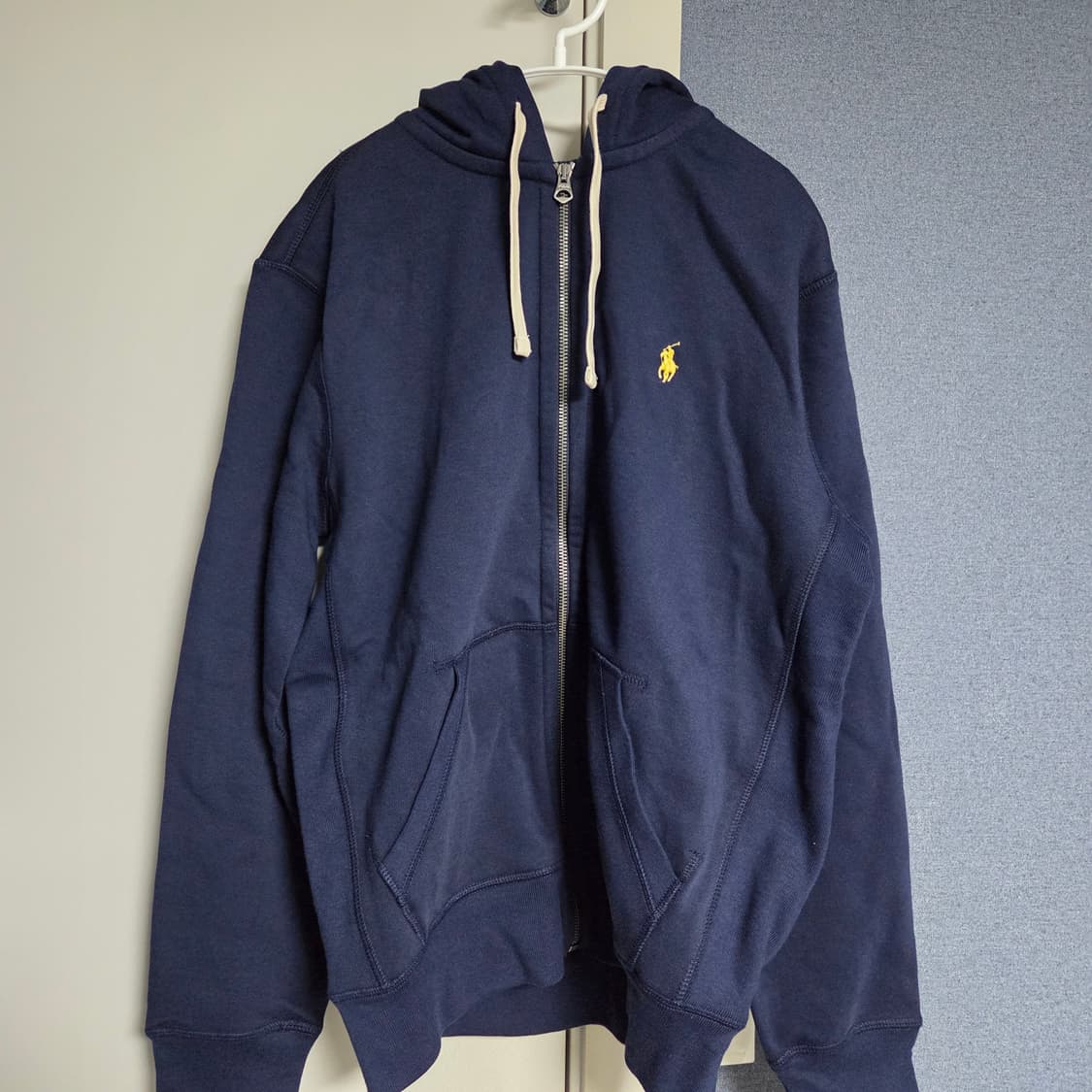 (정품/새상품) 폴로 후드집업 네이비 M 상품이미지1