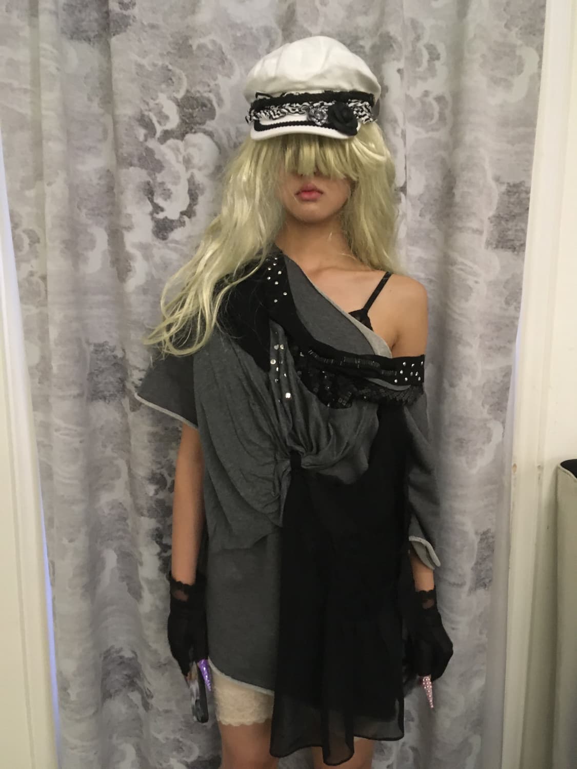 Black oversize top 상품이미지3