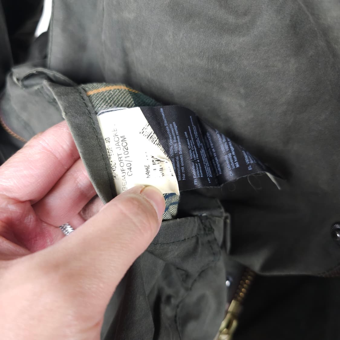 바버 자켓 남자110사이즈  상품이미지6