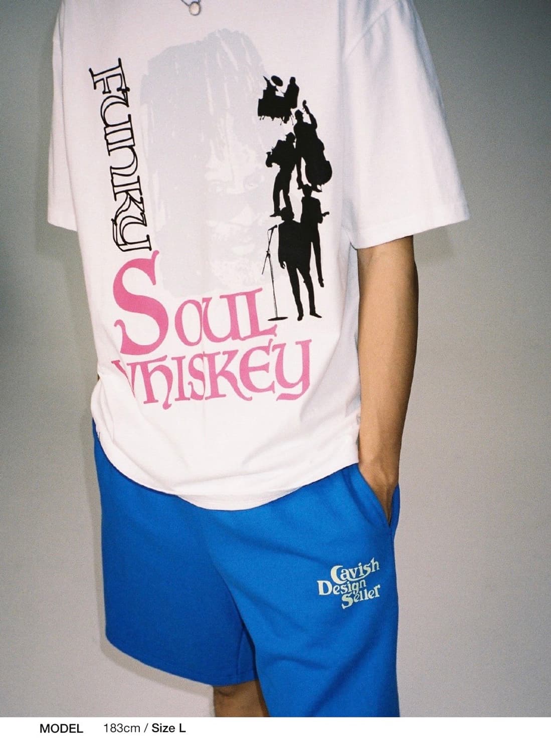 카비시 CAVISH 위스키 화이트 티셔츠 XL 상품이미지3