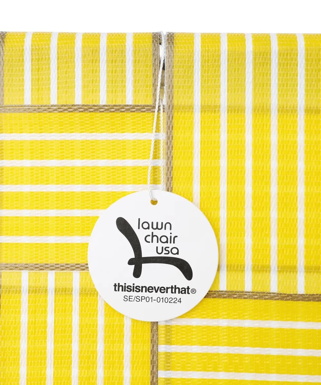 론체어 X 디스이즈네버댓 콜라보 캠핑체어 옐로우 상품이미지3