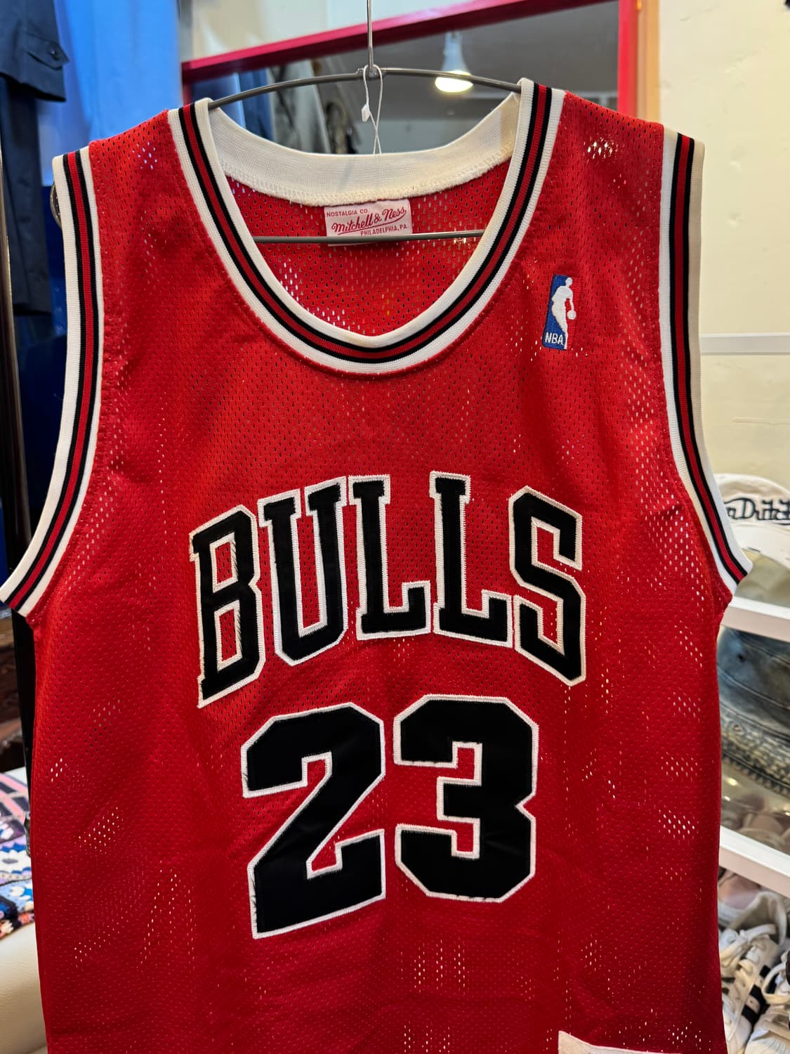 미첼앤네스 시카고불스 97-98 파이널시즌 마이클조던 23 마킹 저지 M 상품이미지2