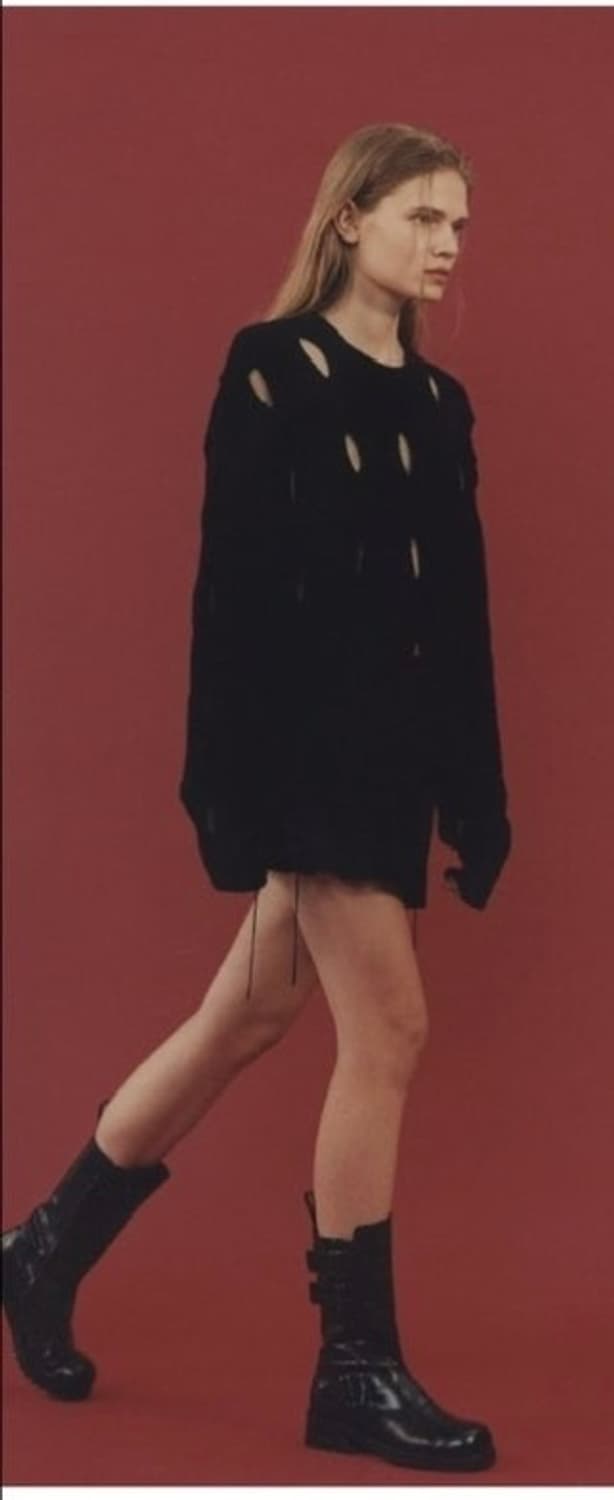 더오픈프로덕트(오픈와이와이) 컷아웃 코튼 스웨터 상품이미지2