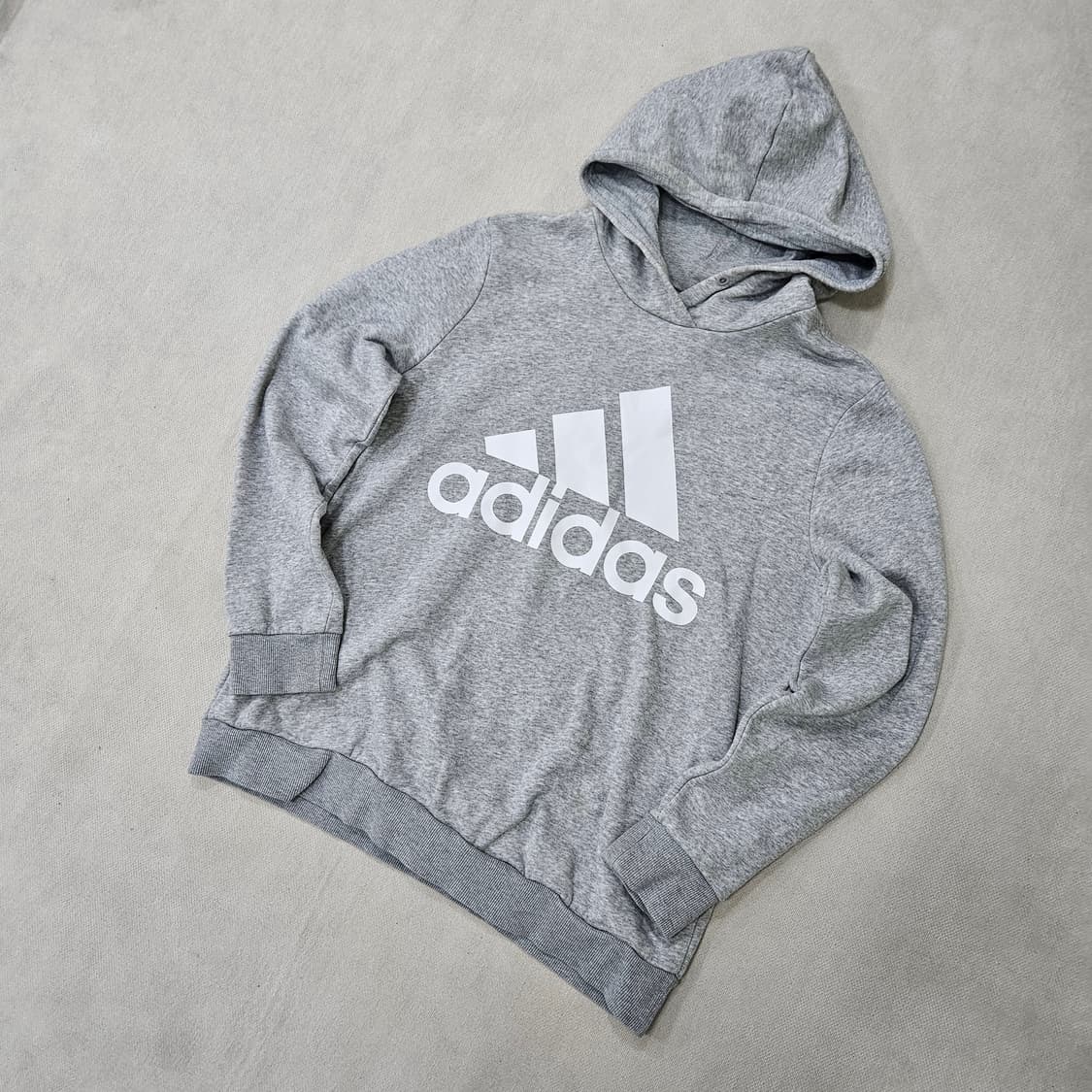 실측확인 아디다스 빅로고 후드티 0320Y 상품이미지1