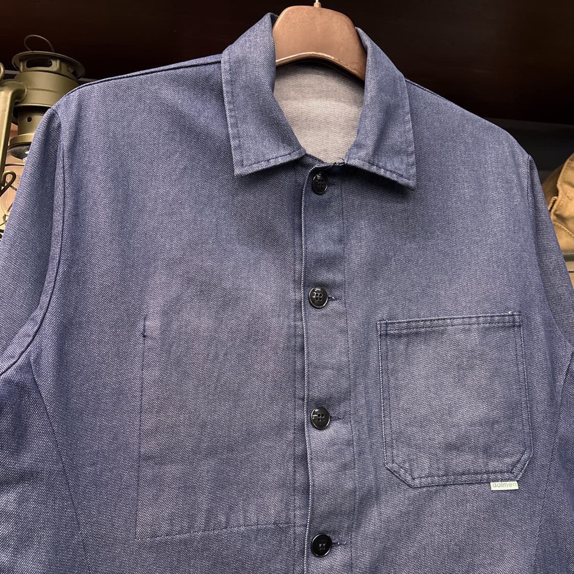 80s 돌멘 오리지널 프렌치 소프트 데님 워크자켓 / 초어자켓 N815 상품이미지3