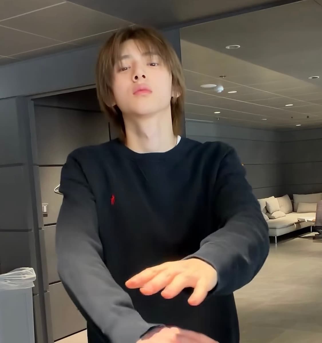 코르티스 주훈) 폴로 랄프로렌 맨투맨 블랙 상품이미지1