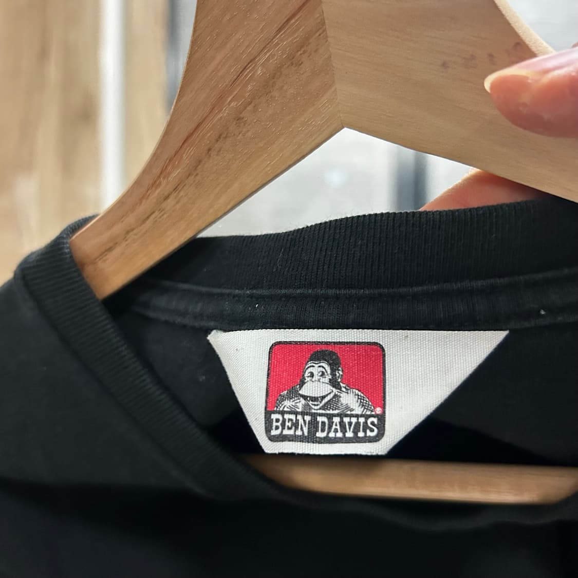 벤데이비스 블랙 반팔티 XL 상품이미지3