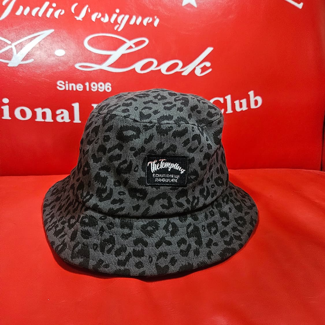 블랙 레오파드 벙거지 버킷햇 상품이미지2