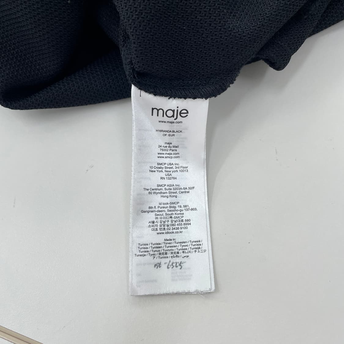 마쥬 블랙 미디 원피스 상품이미지8