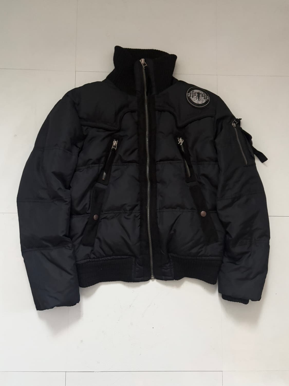 • Black Buckaroo ma-1 Detail High-neck P 상품이미지1