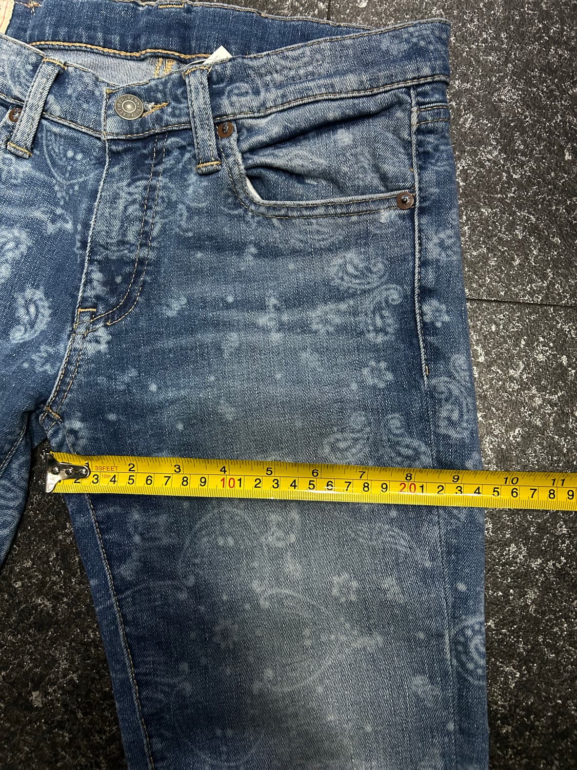 폴로랄프로렌 스판 페이즐리 패턴 데님 팬츠 27인치 상품이미지8