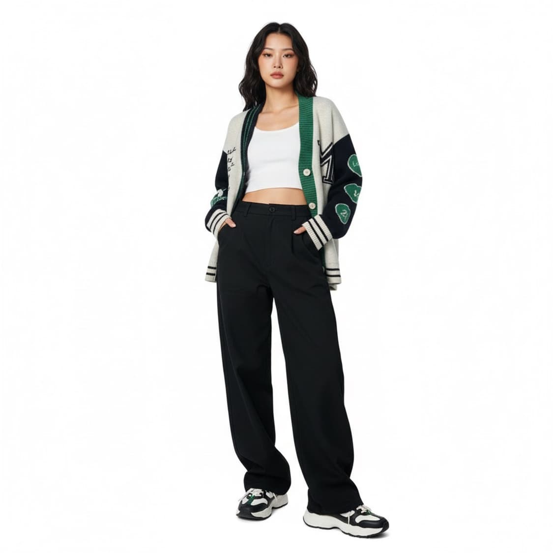 Vintage 빈티지 베어 패턴 니트 가디건 (키치) 상품이미지1