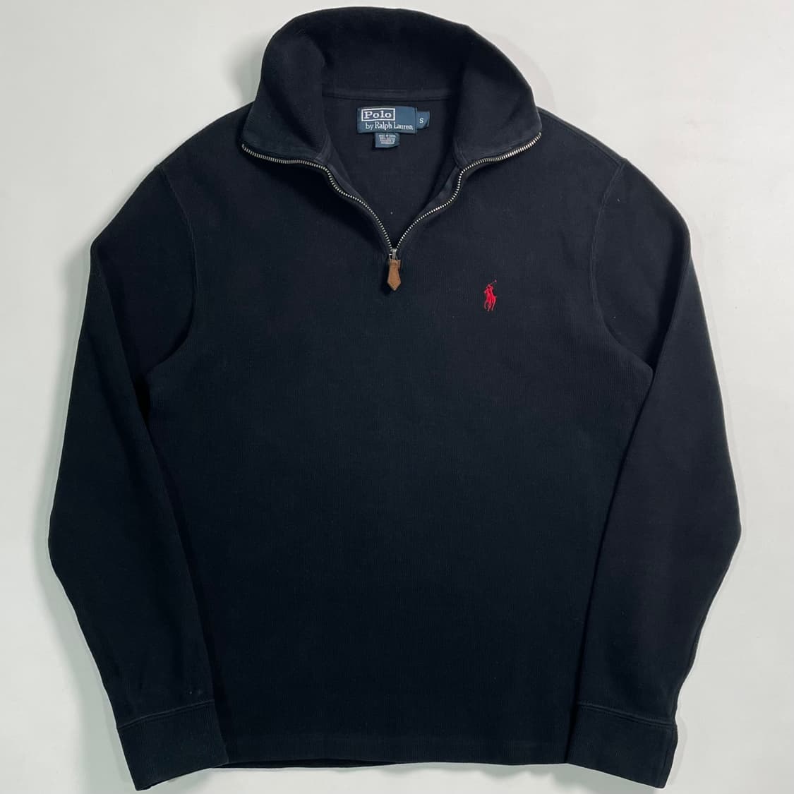 폴로 랄프로렌 블랙 반집업  상품이미지1