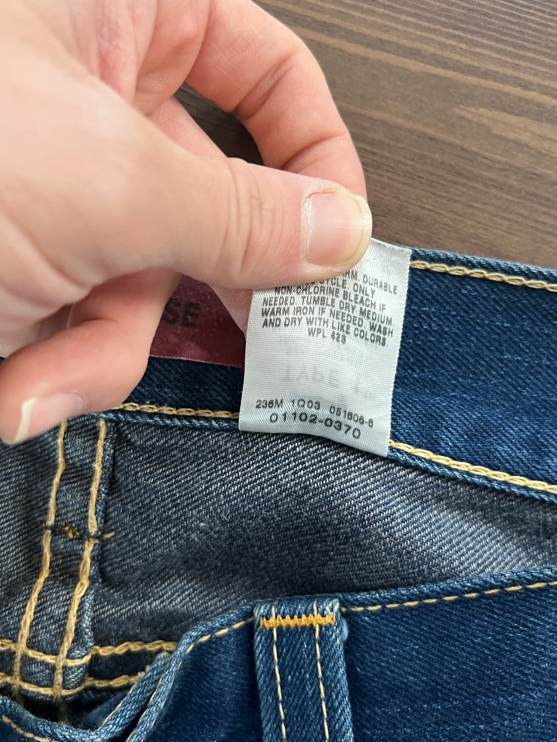 00s Levis 리바이스 Type1 루즈핏 데님 팬츠 상품이미지9