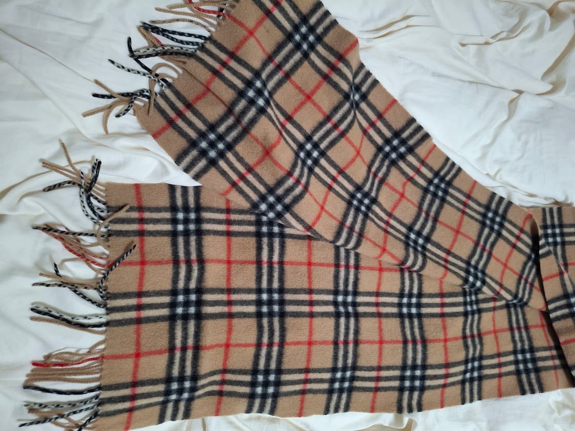 (100%정품)🇬🇧최상급 버버리 캐시미어 머플러 목도리 노바체크 상품이미지6