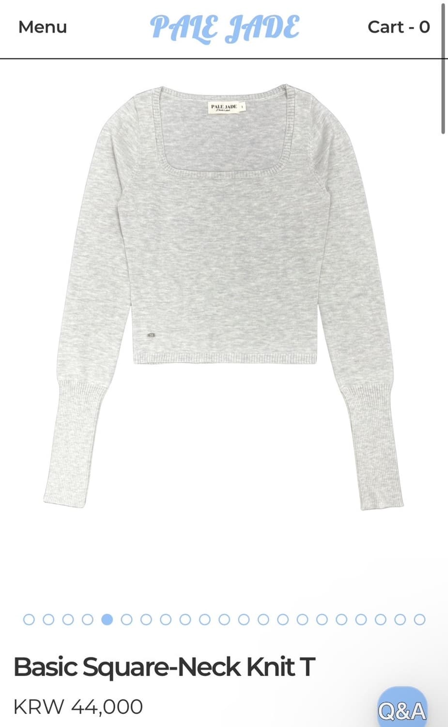 페일제이드 Basic Square-Neck Knit T 상품이미지4