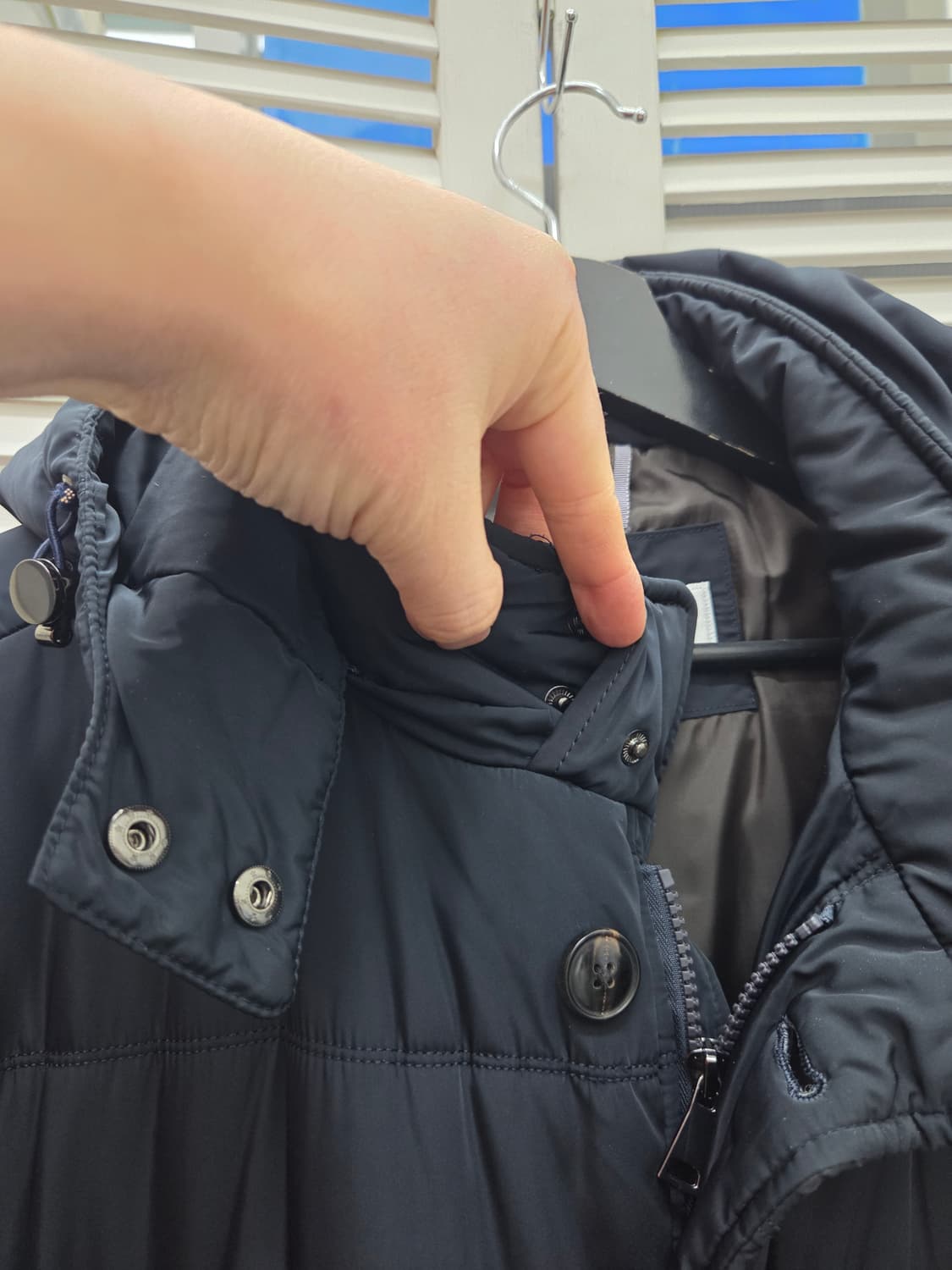 발망 가죽 트리밍 패딩 점퍼 상품이미지4