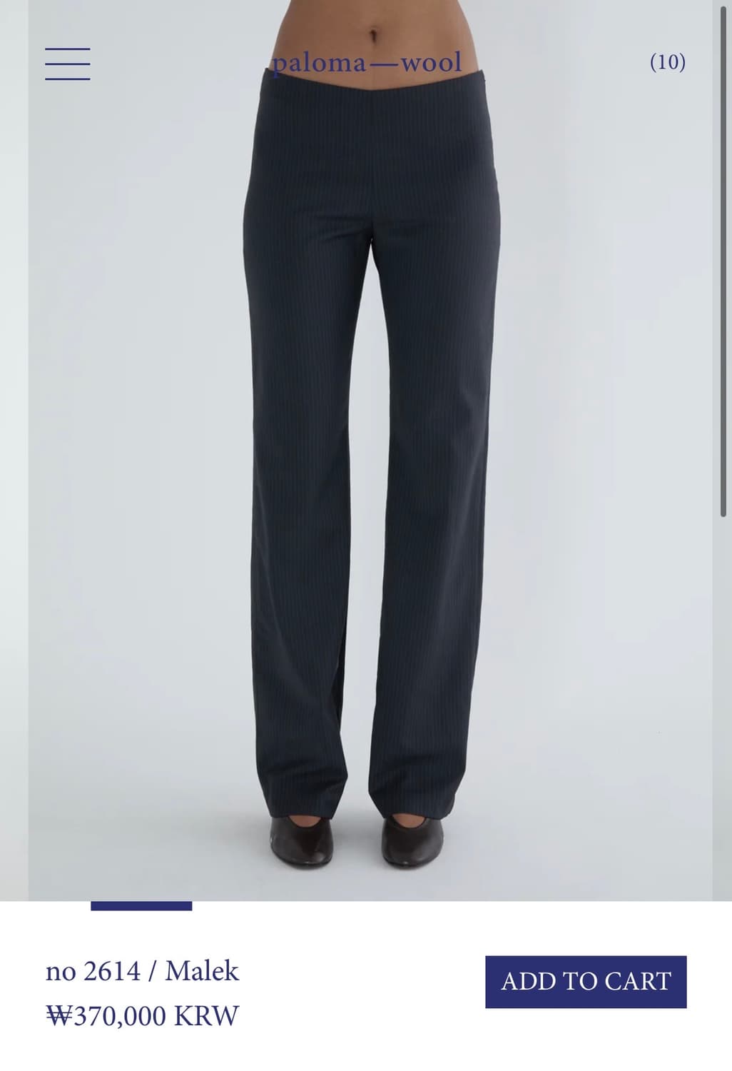 [36]팔로마울 Malek 스트라이프 팬츠 상품이미지8
