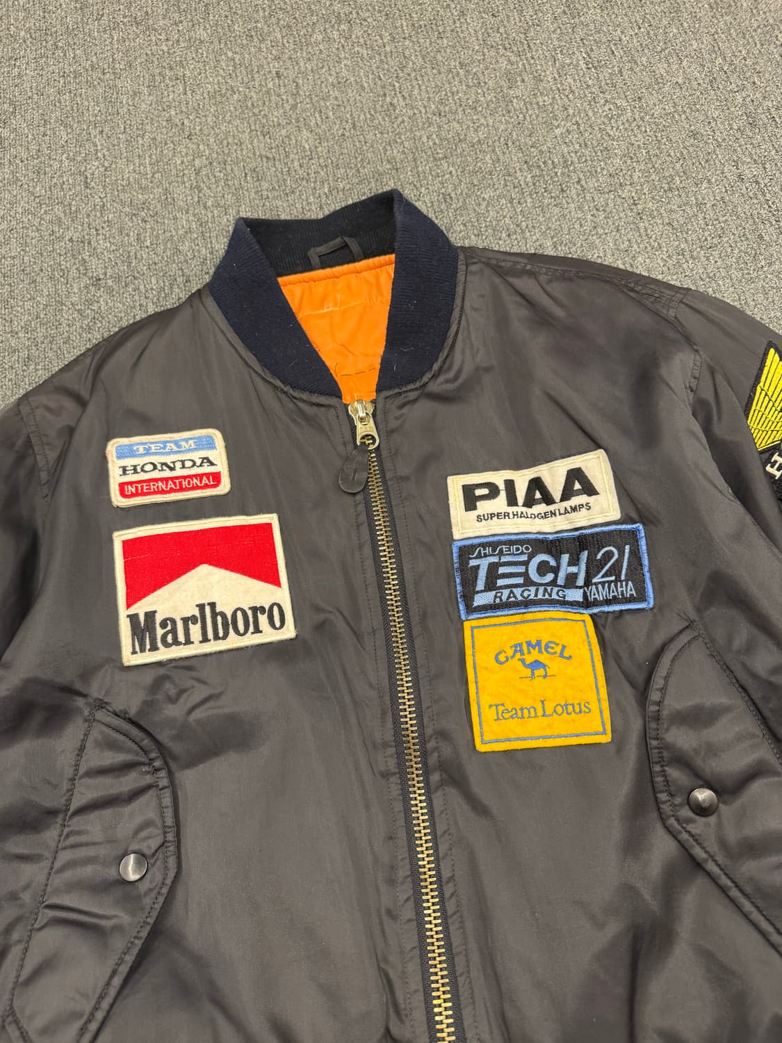 OS)Japanese vintage 패치 커스텀 MA-1 항공점퍼 상품이미지3