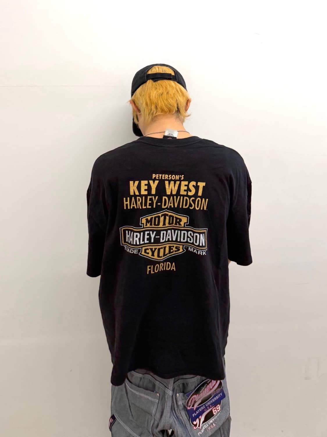 할리데이비슨 바이커 프린팅 반팔 상품이미지1