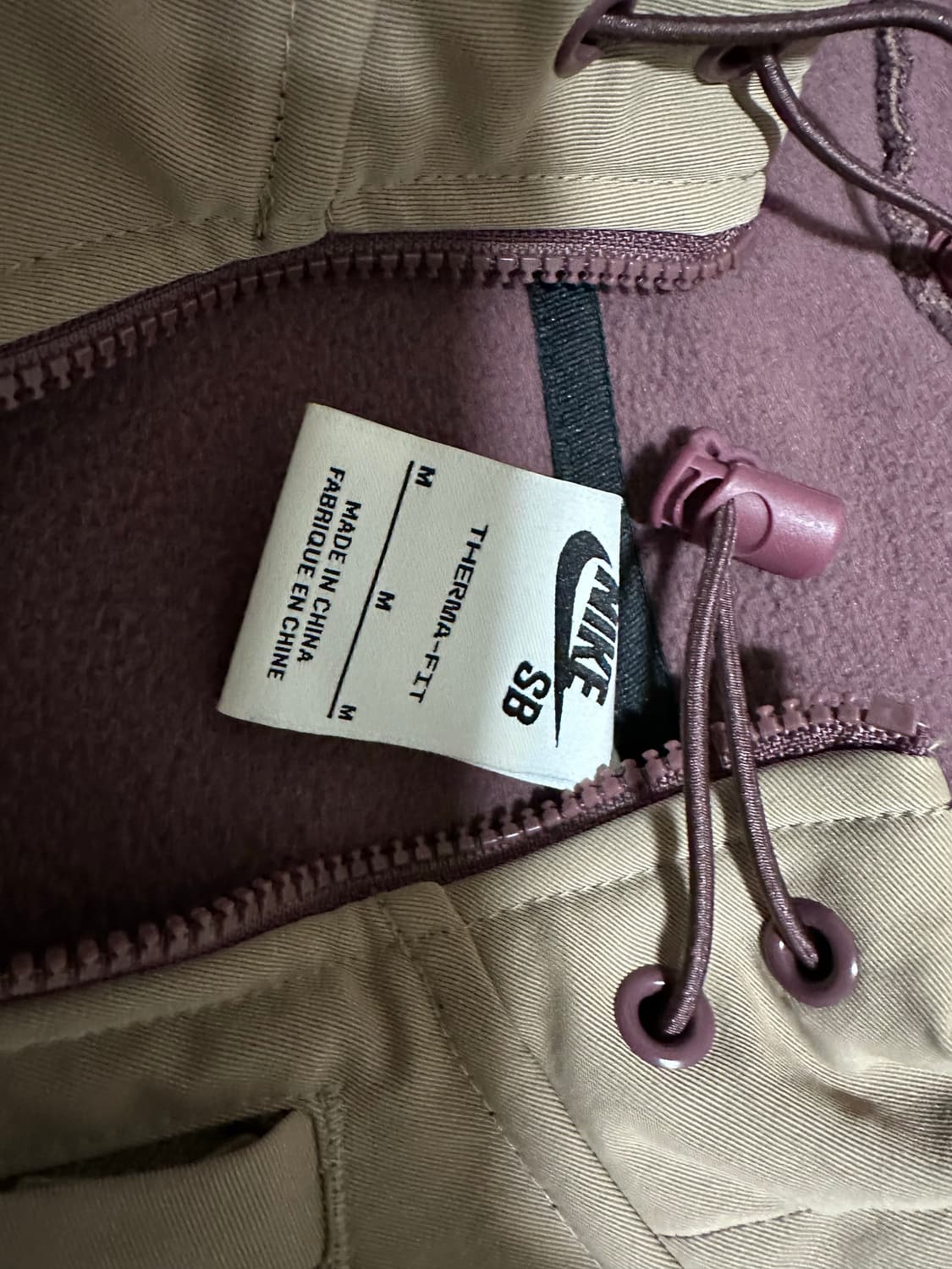 나이키 SB 뮤트퍼플 후리스 아노락 상품이미지4