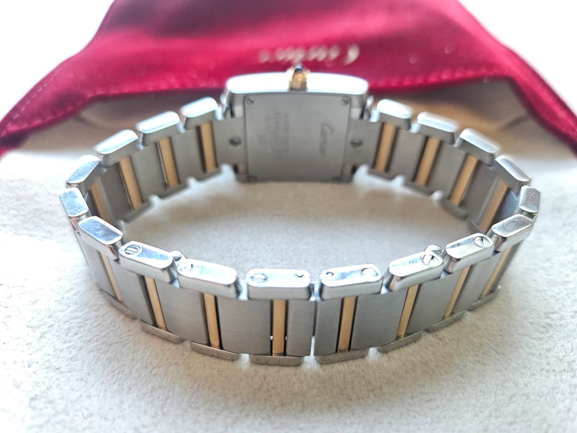 까르띠에 탱크 프랑세즈 18k콤비 스몰 상품이미지3