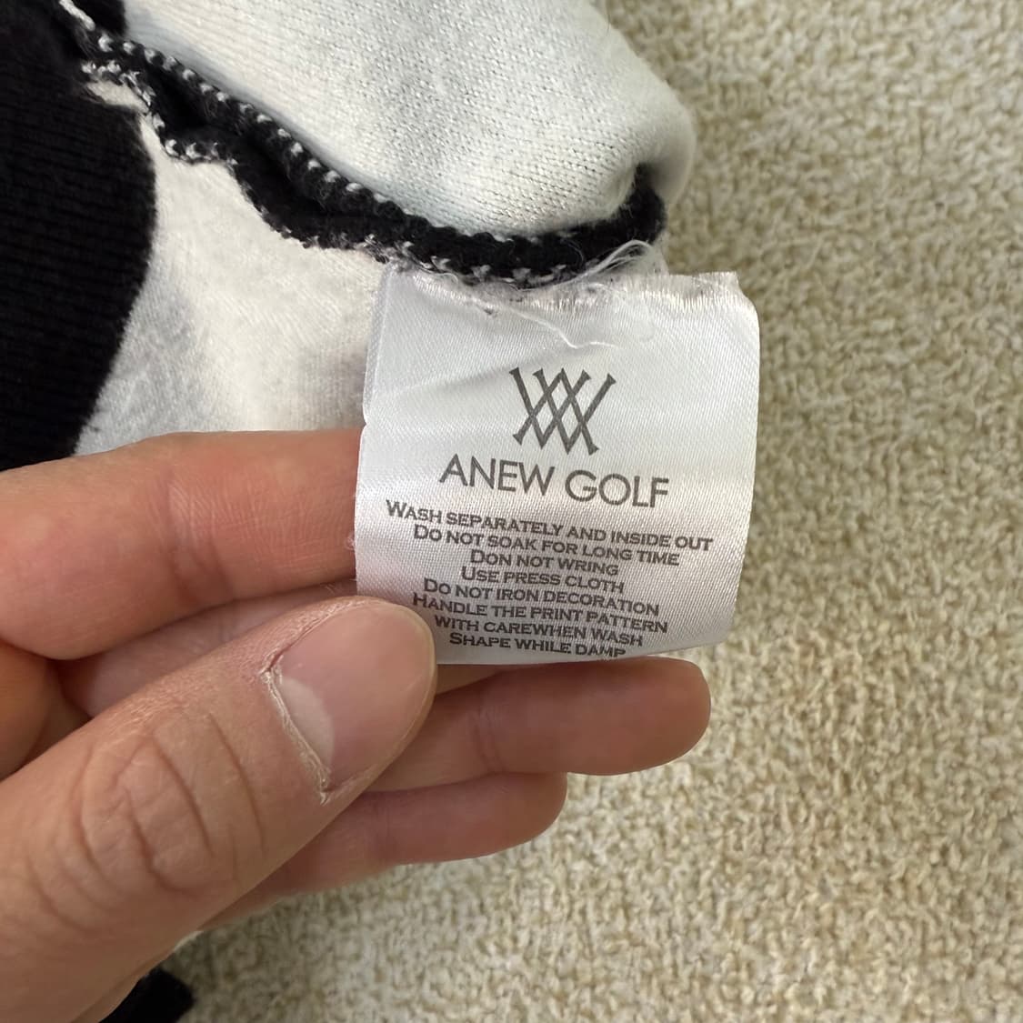 [M] 어누 골프웨어 니트 스웨터 1223T1 상품이미지4
