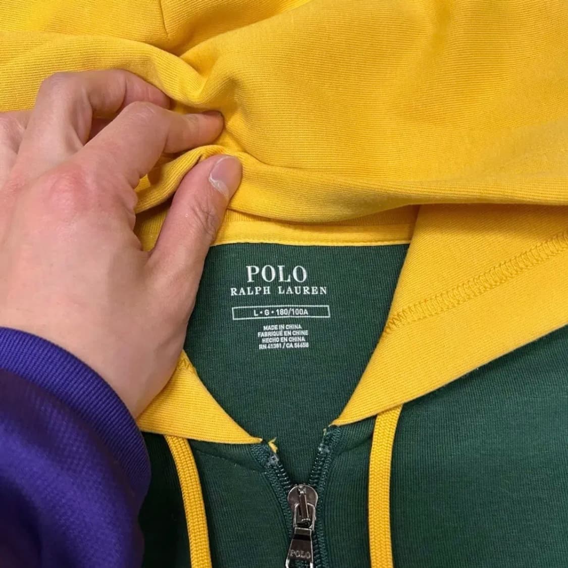 Polo 4color hood zip-up 상품이미지7