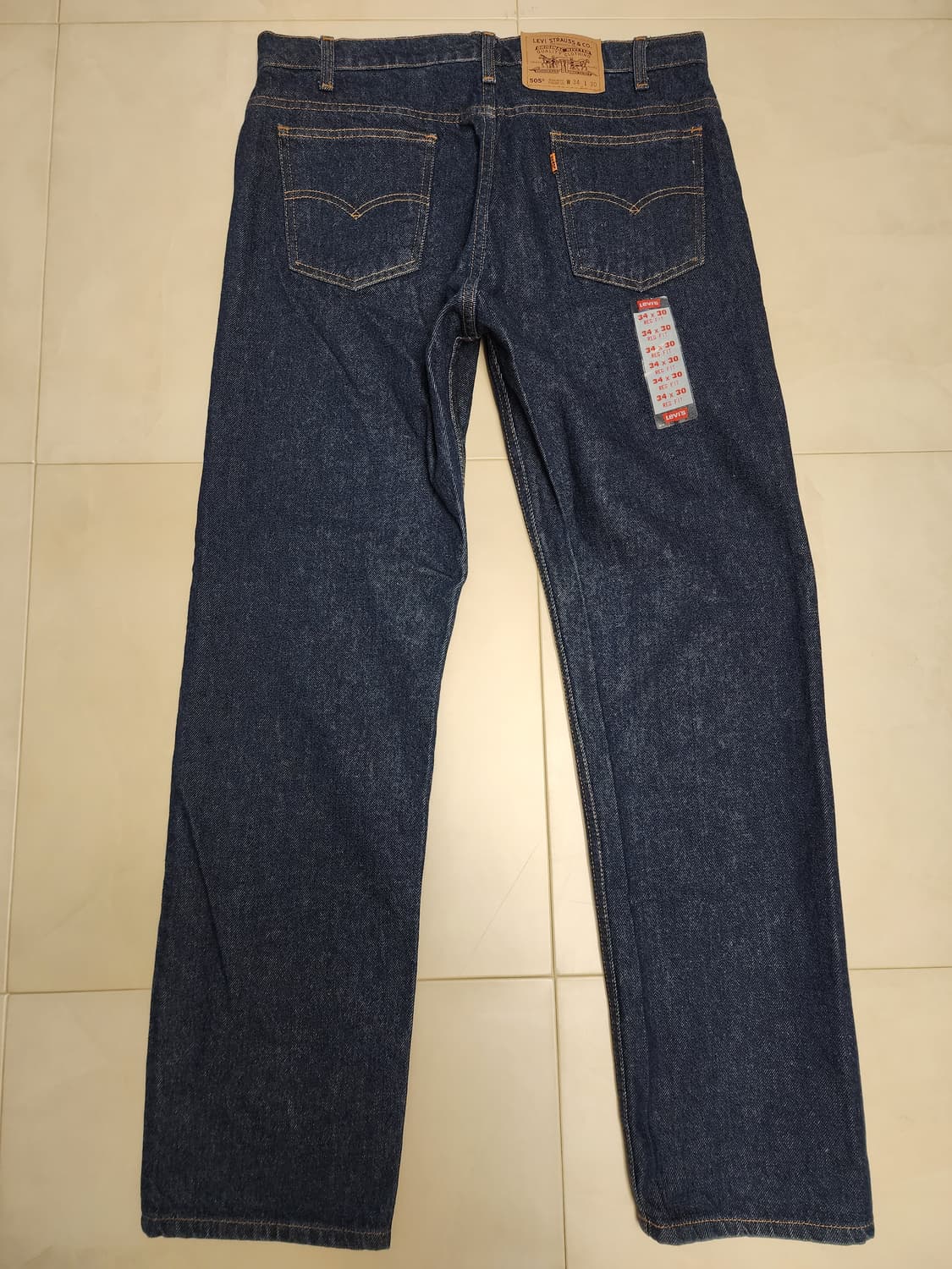 빈티지 90s 리바이스 오렌지탭 505 데드스탁  상품이미지1