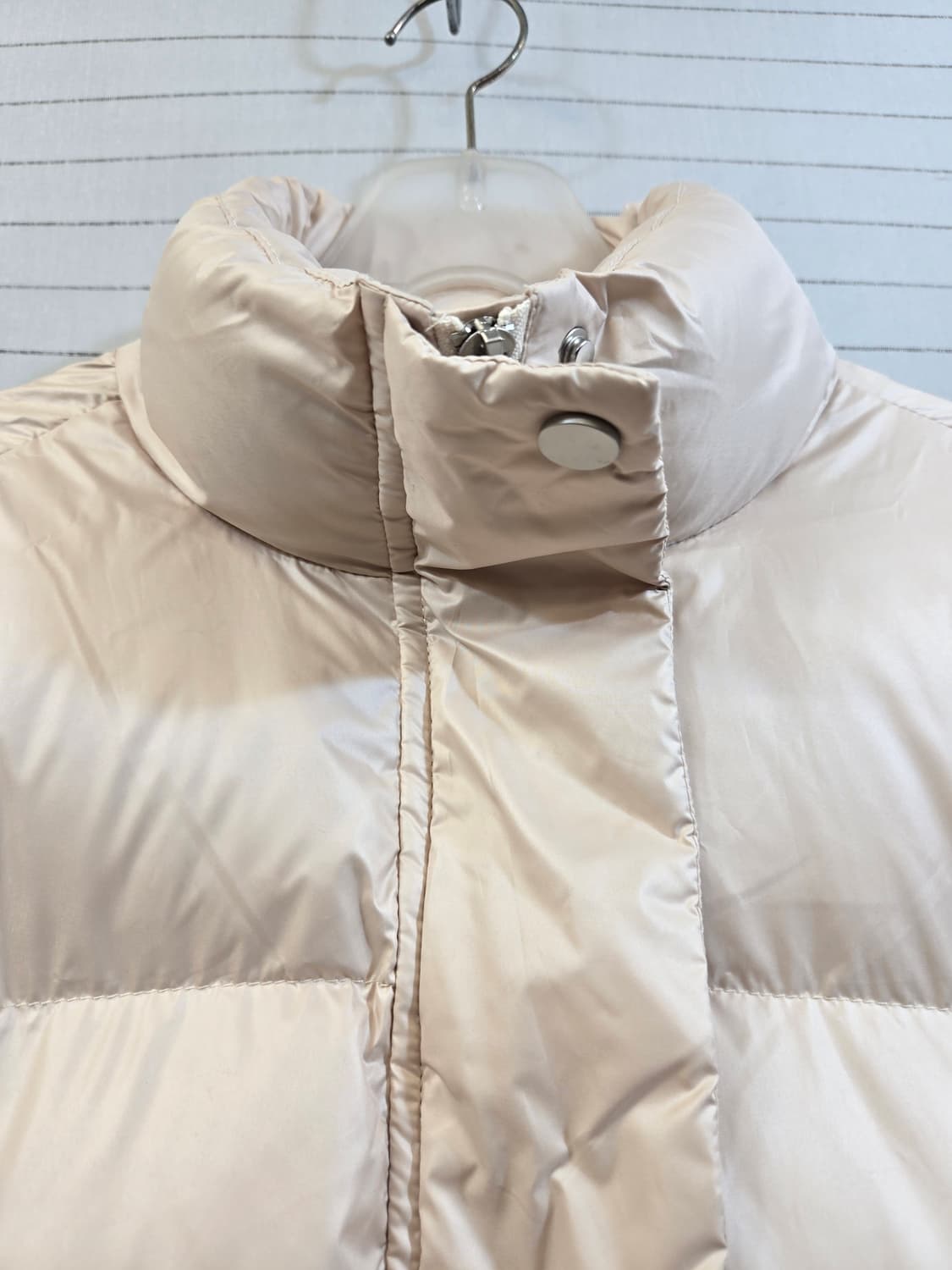 아이보리 크롭 패딩 점퍼 상품이미지2