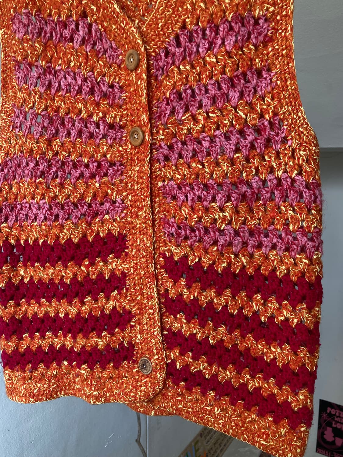 HANDMADE 컬러풀 조끼 상품이미지3