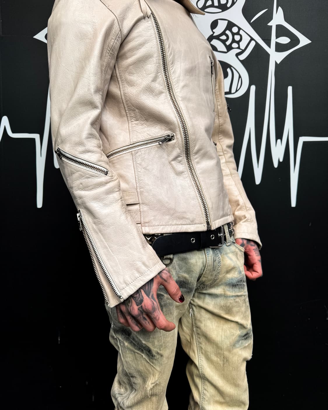 CUSTOM CULTURE – White Goat Skin Rider J 상품이미지7