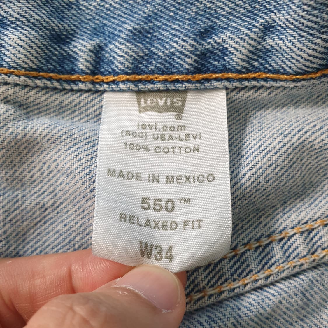 Levi's 550 릴렉스드 핏 데님 반바지 상품이미지2