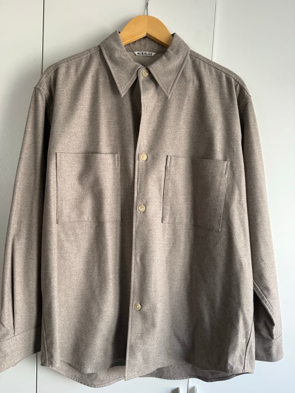 오라리 울 셔츠 4사이즈 상품이미지1