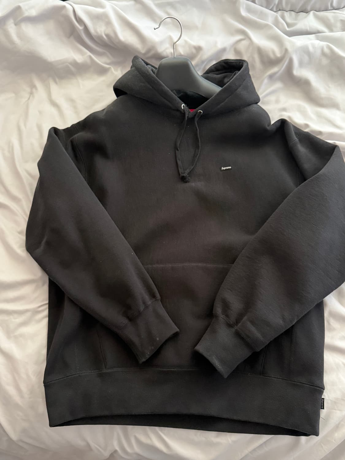 슈프림 22fw 스몰 박스 후드 스웨트셔츠 블랙 L 상품이미지1