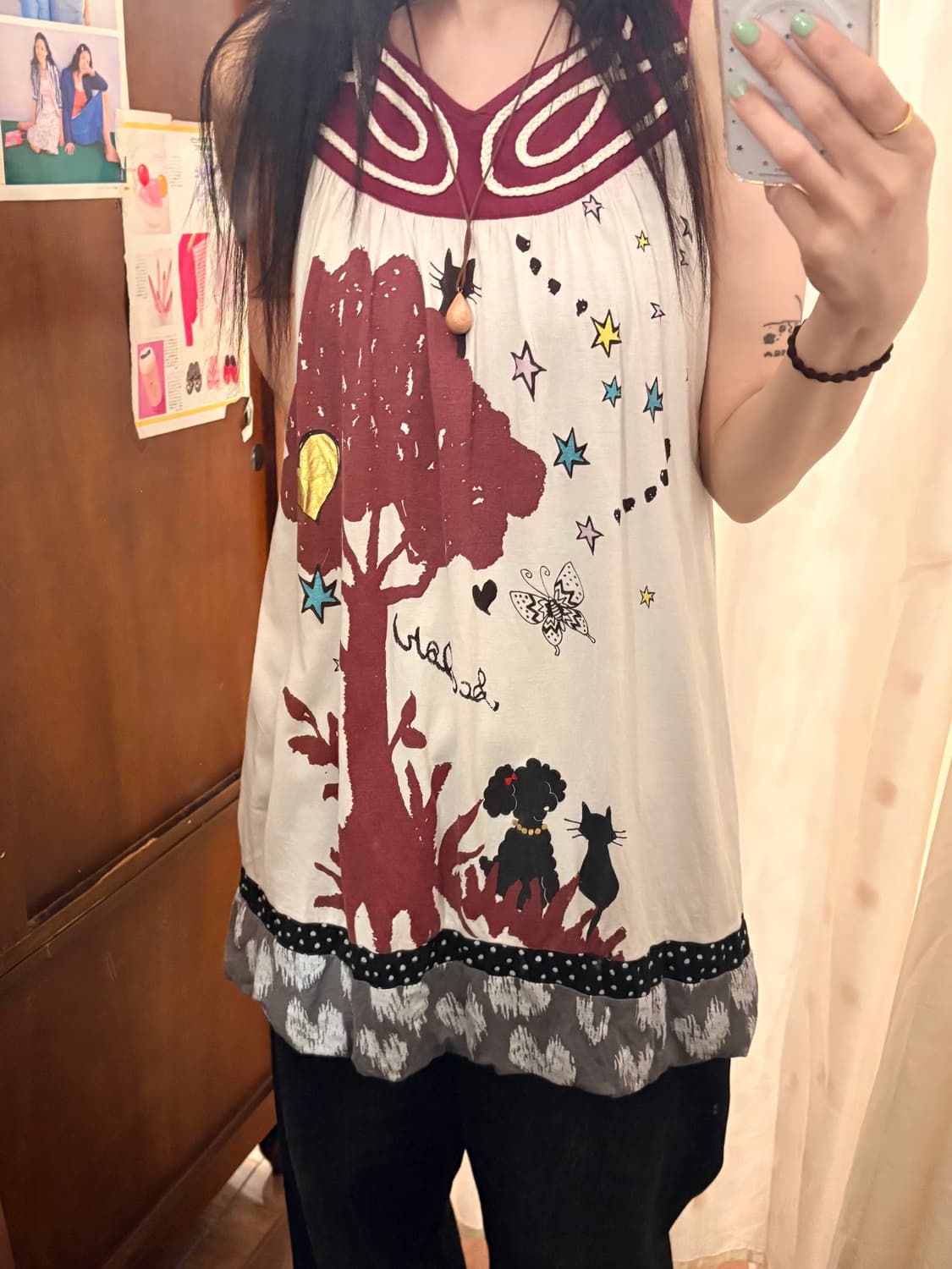 jpn vintage grapic mini dress 상품이미지1