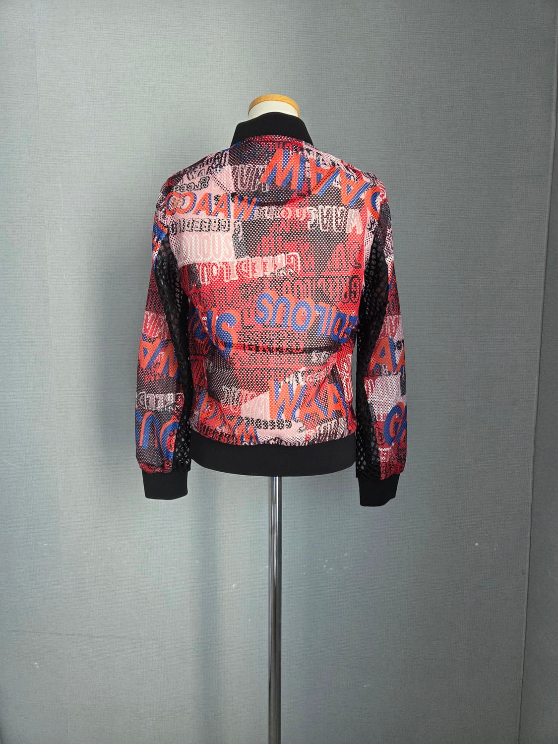 왁 엠블럼 패턴 블루종 상품이미지3